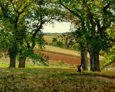 Alberi di castagno a Osny da Camille Jacob Pissarro